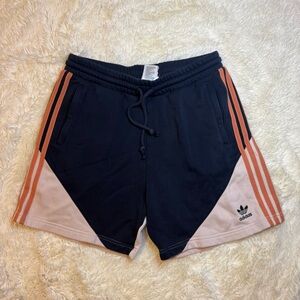 adidas Black and Orange Athletic Shorts